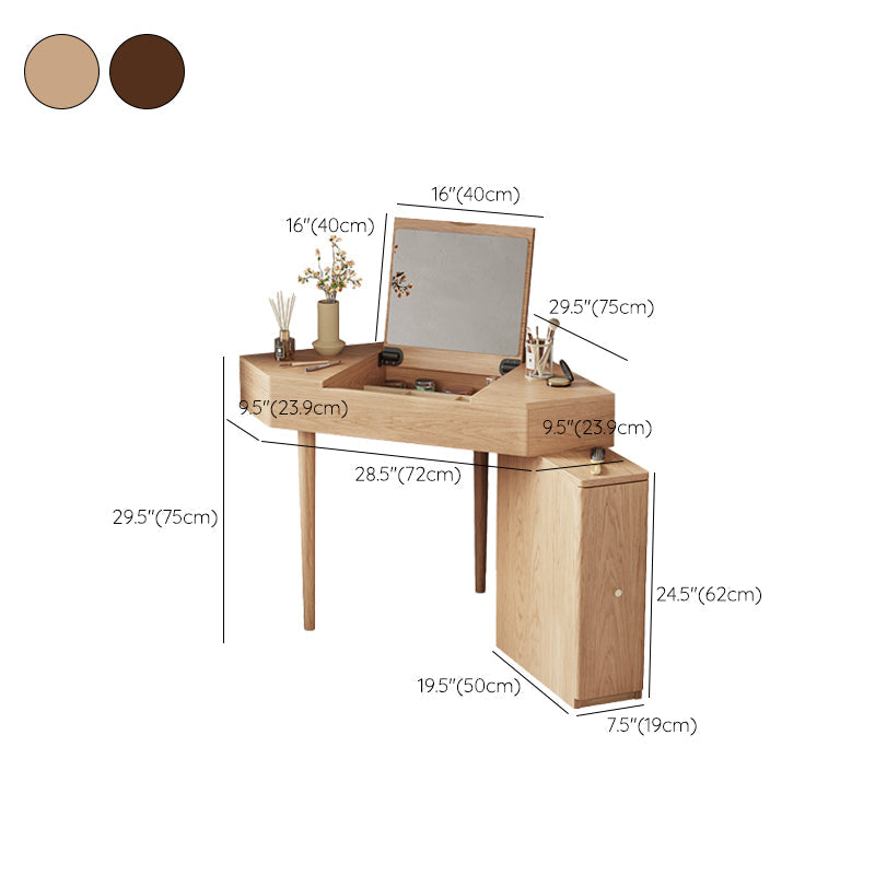 Traditional Bedroom Makeup Vanity Desk Solid Wood Vanity Dressing Table Clearhalo 'Bedroom Furniture' 'furn' 'furn_makeup_vanities' 'Furniture' 'Makeup Vanities' 'makeup_vanities' 7205162