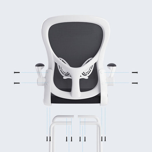 Silla de oficina de armas extraíble sin angustia ergonómica silla de escritorio moderno