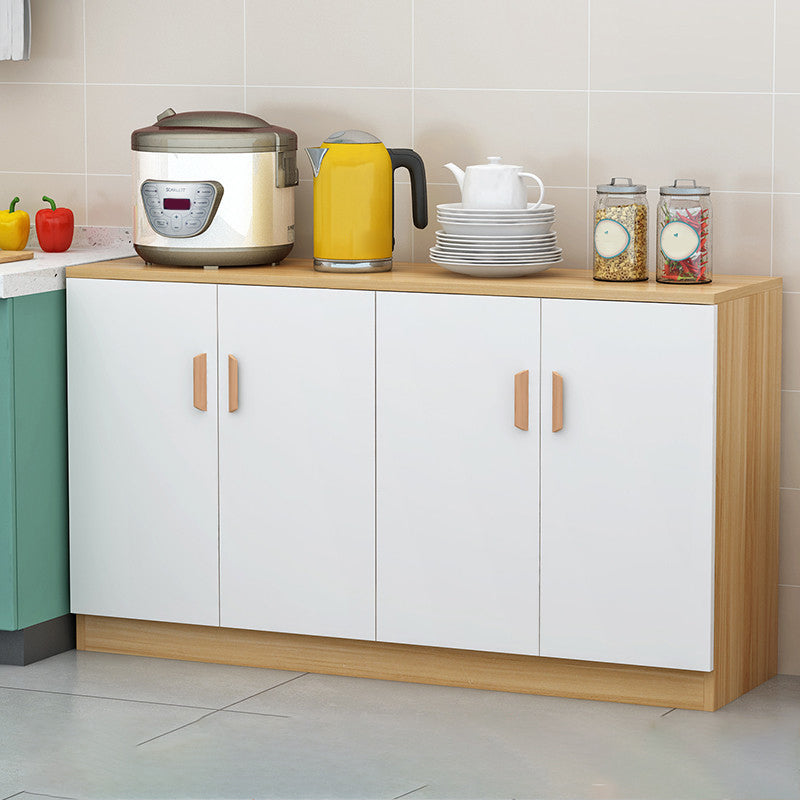 Moderno server per scaffali regolabili in legno ingegnerizzato la credenza con porte