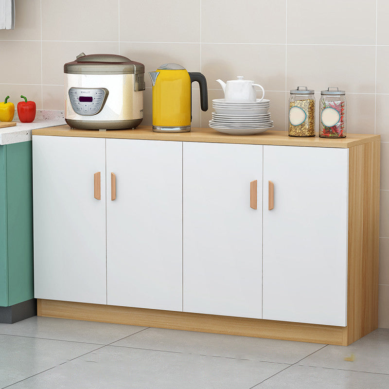 Moderno server per scaffali regolabili in legno ingegnerizzato la credenza con porte