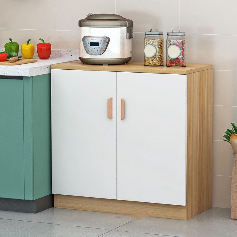 Moderno server per scaffali regolabili in legno ingegnerizzato la credenza con porte