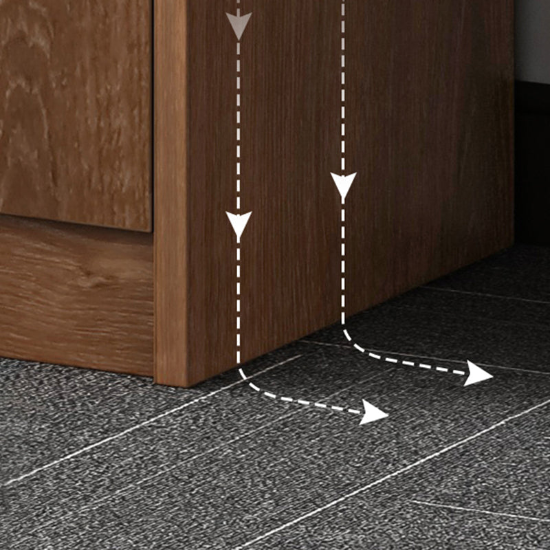 Moderno server del salotto in legno ingegnerizzato ingegnerizzato con cassetti