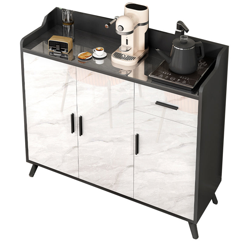 Sideboard di pietra contemporanea Scaffali regolabili Sideboard mobile con 1 disegno