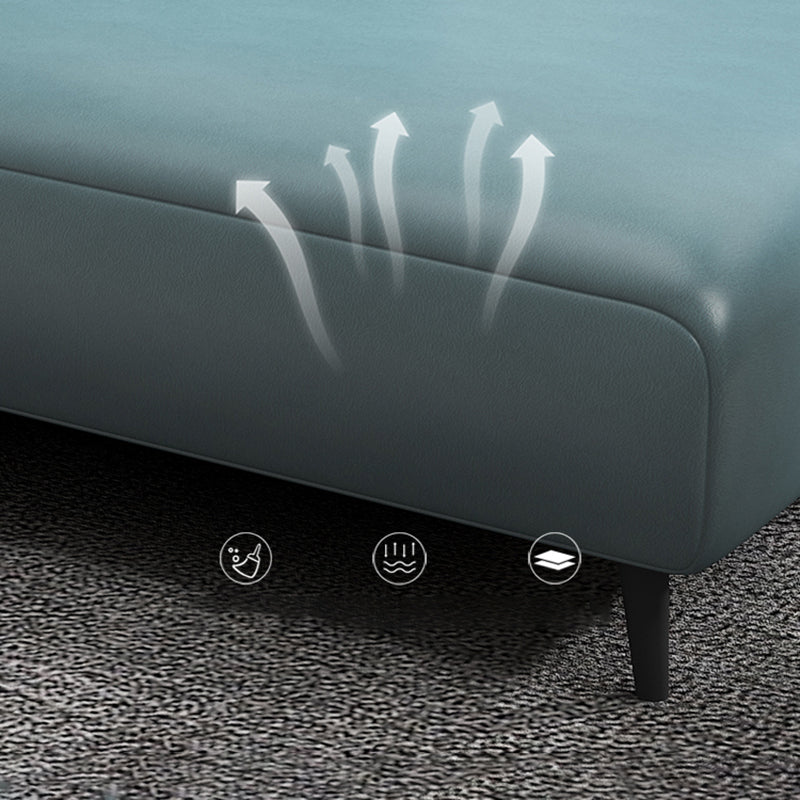 Scandinavian Linen Blend Accent Chair with One Arms Reclining Oversized Lounge Chair Clearhalo 'Chairs & Seating' 'Chaise Lounge' 'chaise_lounge' 'furn' 'furn_chaise_lounge' 'Furniture' 'Living Room Furniture' 7209803