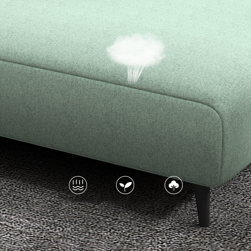 Scandinavian Linen Blend Accent Chair with One Arms Reclining Oversized Lounge Chair Clearhalo 'Chairs & Seating' 'Chaise Lounge' 'chaise_lounge' 'furn' 'furn_chaise_lounge' 'Furniture' 'Living Room Furniture' 7209806