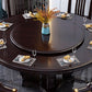 Solid Wood Dining Table Traditional Round Dinner Table for Dining Room Clearhalo 'Dining Tables & Seating' 'Dining Tables' 'dining_table' 'furn' 'furn_dining_table' 'Furniture' 'Kitchen & Dining Furniture' 7211658