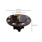 Solid Wood Dining Table Traditional Round Dinner Table for Dining Room Clearhalo 'Dining Tables & Seating' 'Dining Tables' 'dining_table' 'furn' 'furn_dining_table' 'Furniture' 'Kitchen & Dining Furniture' 7211662