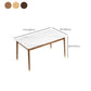 Sintered Stone Dining Table Rectangle Modern Dinner Table with Wooden Legs Clearhalo 'Dining Tables & Seating' 'Dining Tables' 'dining_table' 'furn' 'furn_dining_table' 'Furniture' 'Kitchen & Dining Furniture' 7211706