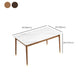 Sintered Stone Dining Table Rectangle Modern Dinner Table with Wooden Legs Clearhalo 'Dining Tables & Seating' 'Dining Tables' 'dining_table' 'furn' 'furn_dining_table' 'Furniture' 'Kitchen & Dining Furniture' 7211708