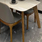 Modern Rectangle Dining Table Sintered Stone Dinner Table with Wooden Legs Clearhalo 'Dining Tables & Seating' 'Dining Tables' 'dining_table' 'furn' 'furn_dining_table' 'Furniture' 'Kitchen & Dining Furniture' 7211760