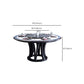 Round Dining Table with Wooden Pedestal Tradition Dinette Table for Home Clearhalo 'Dining Tables & Seating' 'Dining Tables' 'dining_table' 'furn' 'furn_dining_table' 'Furniture' 'Kitchen & Dining Furniture' 7211900