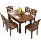 Modern Style Dining Table Rubberwood Base Dinner Table for Dining Room Clearhalo 'Dining Tables & Seating' 'Dining Tables' 'dining_table' 'furn' 'furn_dining_table' 'Furniture' 'Kitchen & Dining Furniture' 7212040
