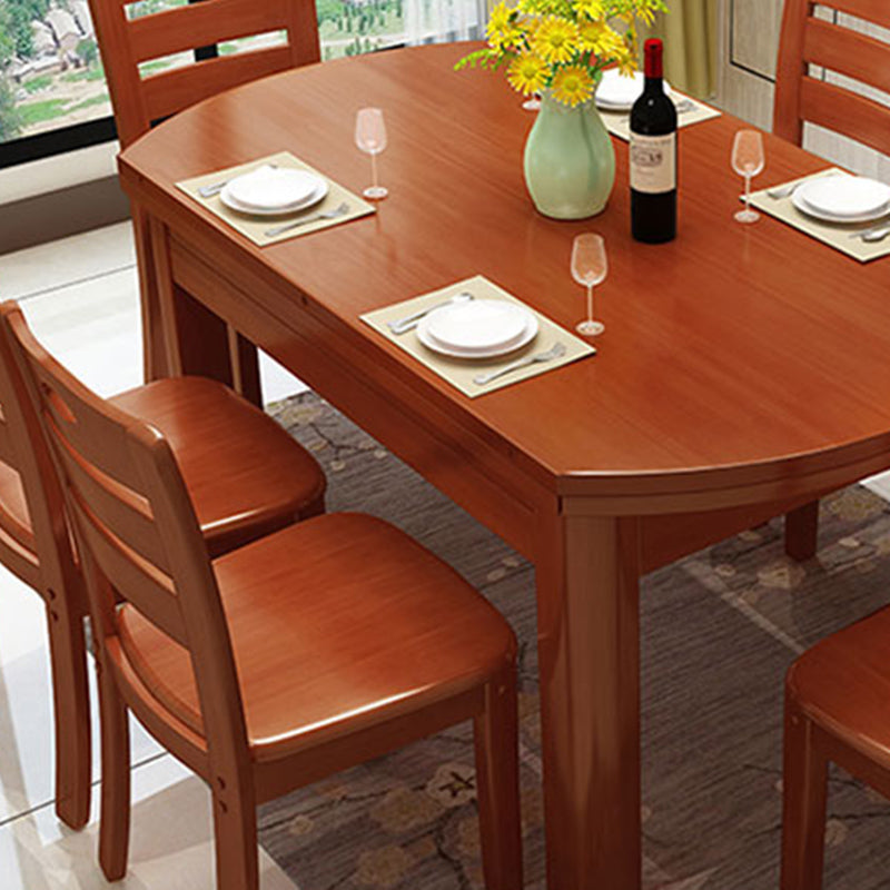 Modern Style Dining Table Rubberwood Base Dinner Table for Dining Room Clearhalo 'Dining Tables & Seating' 'Dining Tables' 'dining_table' 'furn' 'furn_dining_table' 'Furniture' 'Kitchen & Dining Furniture' 7212042