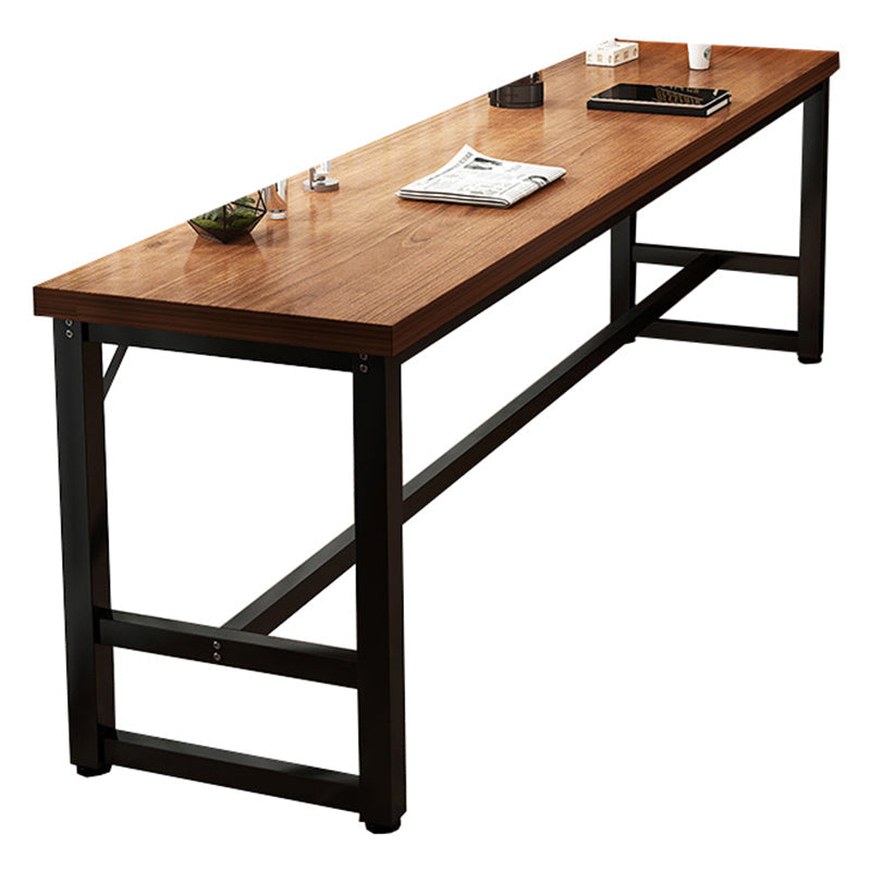 Mesa de bar de madera fabricada, mesa de pub moderna con estructura metálica para lugares pequeños