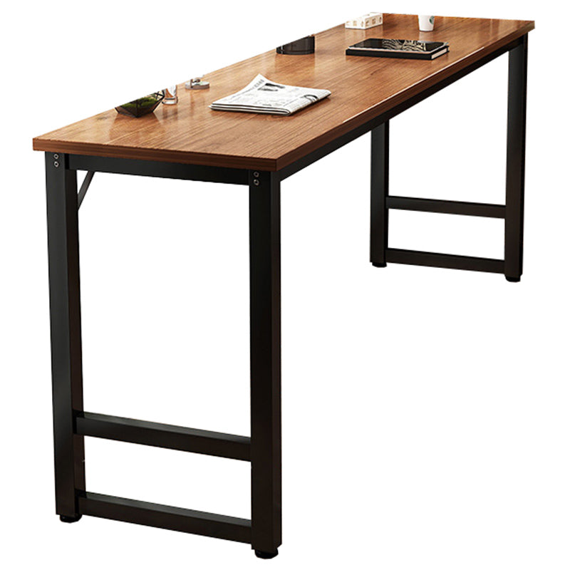 Mesa de bar de madera fabricada, mesa de pub moderna con estructura metálica para lugares pequeños