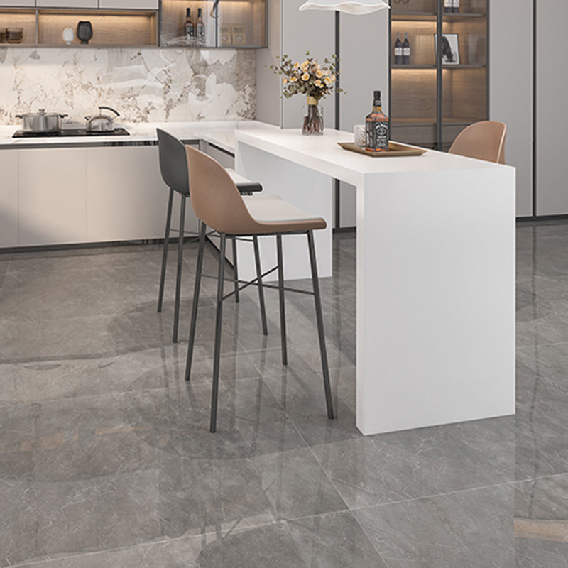 Moderne stenen bar eettafel, rechthoekige bartafel voor kleine plaatsen