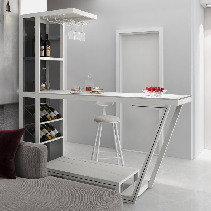 Modern Stone Bar Dining Table Rectangle Bar Table for Dining Room Clearhalo 'Bar Furniture' 'Bar Tables' 'bar_tables' 'furn' 'furn_bar_tables' 'Furniture' 'Kitchen & Dining Furniture' 7212242