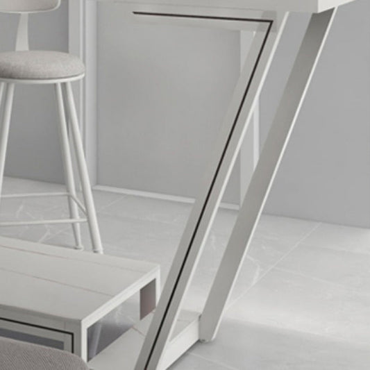 モダンなストーンバーダイニングテーブルダイニングルーム用の長方形のバーテーブル