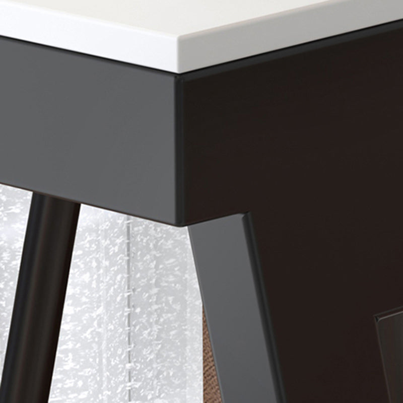 Modern Stone Bar Dining Table Rectangle Bar Table for Dining Room Clearhalo 'Bar Furniture' 'Bar Tables' 'bar_tables' 'furn' 'furn_bar_tables' 'Furniture' 'Kitchen & Dining Furniture' 7212245