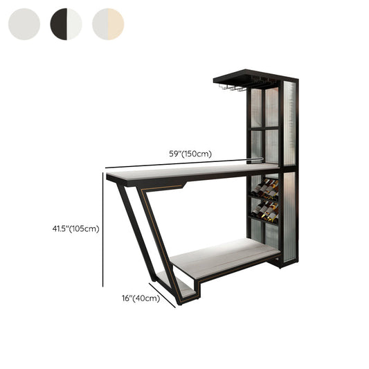 モダンなストーンバーダイニングテーブルダイニングルーム用の長方形のバーテーブル