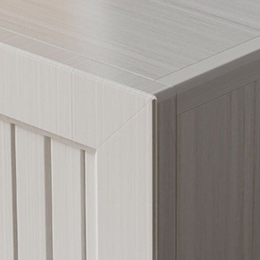 Modern Aluminum Multifunctional Wardrobe Freestanding Wardrobe with Self Close Drawers