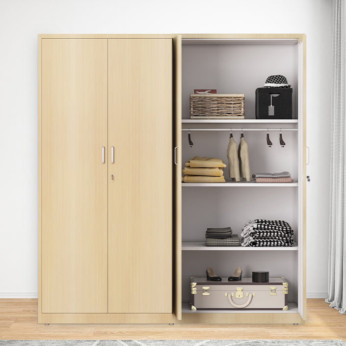 Armadio moderno del guardaroba autoportante Armale in metallo con ripiani e binario