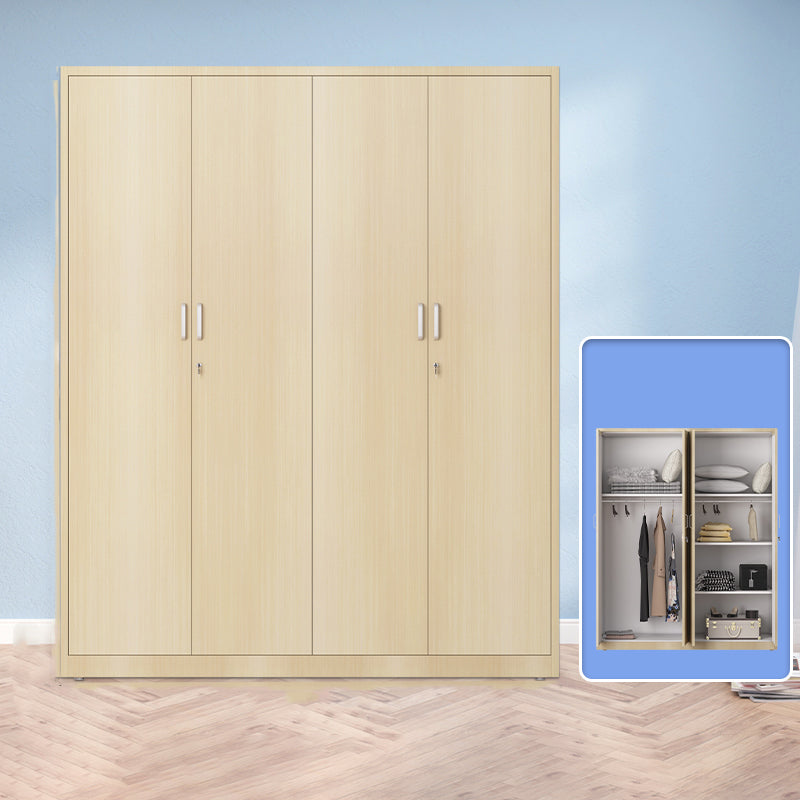 Armadio moderno del guardaroba autoportante Armale in metallo con ripiani e binario