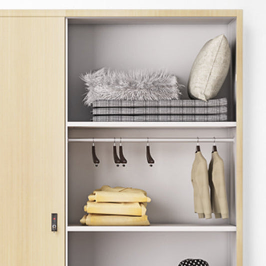 Armadio moderno del guardaroba autoportante Armale in metallo con ripiani e binario