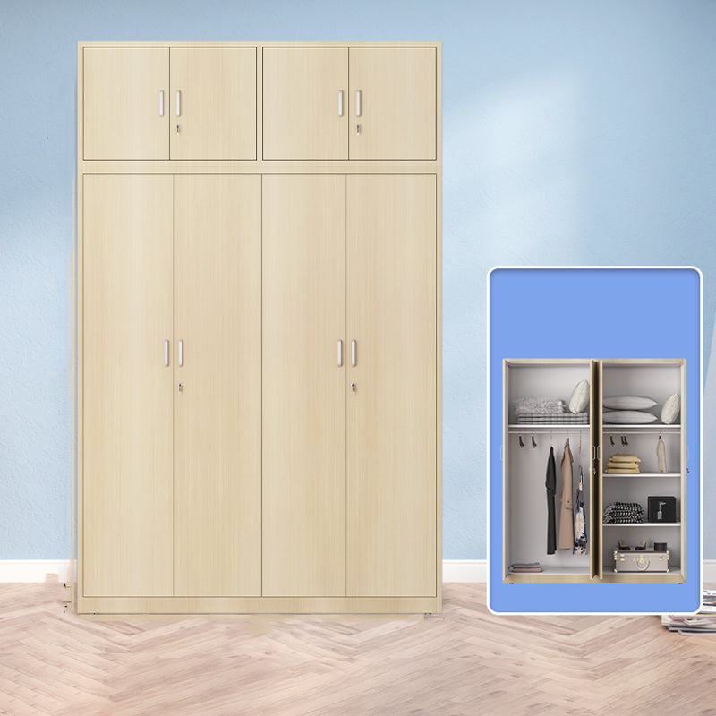 Armadio moderno del guardaroba autoportante Armale in metallo con ripiani e binario