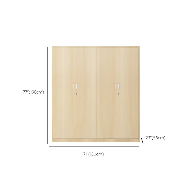 Armadio moderno del guardaroba autoportante Armale in metallo con ripiani e binario