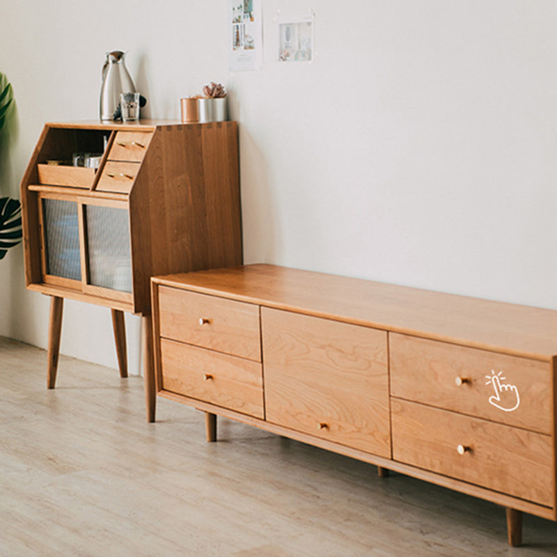 Server in legno solido Cherry Modern Stile 2-DAWER SERVER, 31,5 "W X 16,54" D X 38,58 "H