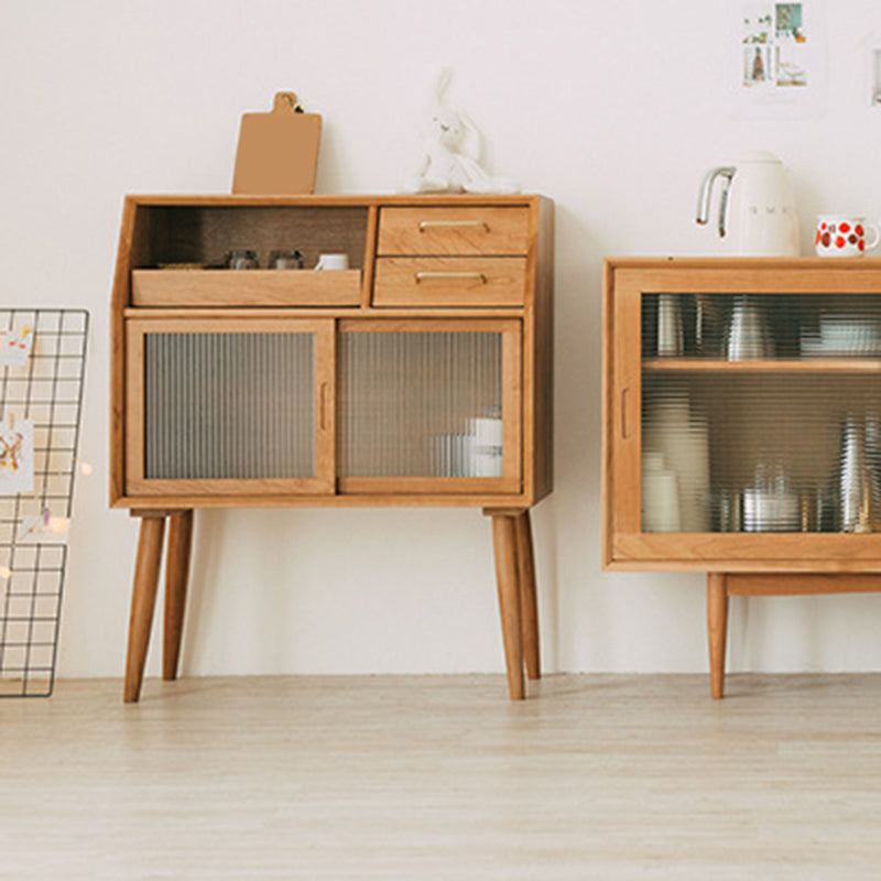 Server in legno solido Cherry Modern Stile 2-DAWER SERVER, 31,5 "W X 16,54" D X 38,58 "H