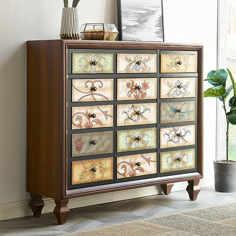 Casa di casa in legno moderno tavolo da sideboard rettangolare minimalista con cassetti