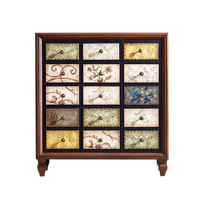 Casa di casa in legno moderno tavolo da sideboard rettangolare minimalista con cassetti