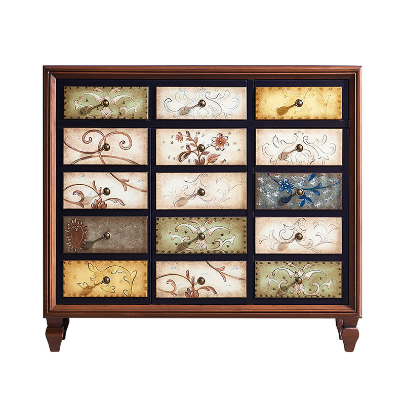 Casa di casa in legno moderno tavolo da sideboard rettangolare minimalista con cassetti