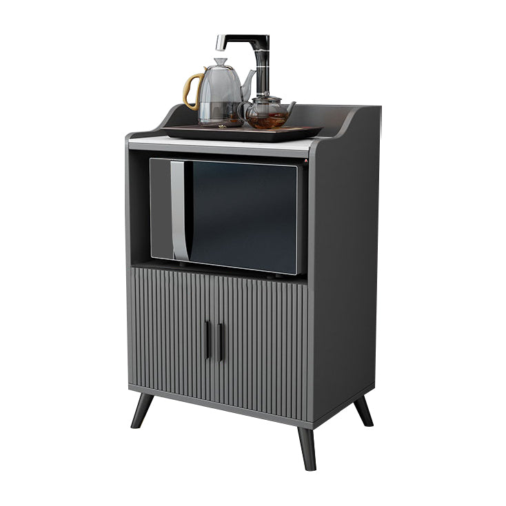 Glam Stone Top Sideboard Modern Indoor Dining Server with Cabinets for Kitchen Clearhalo 'buffet_sideboard' 'Buffets & Sideboards' 'furn' 'furn_buffet_sideboard' 'Furniture' 'Kitchen & Dining Furniture' 7212881