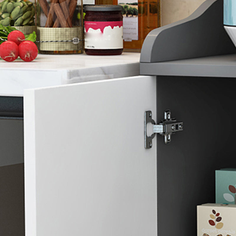 Sideboidale regolabile in legno moderno moderno moderno.