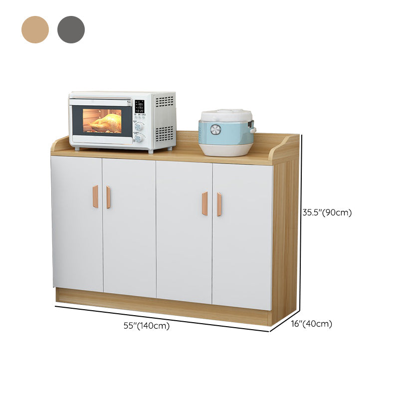 Sideboidale regolabile in legno moderno moderno moderno.