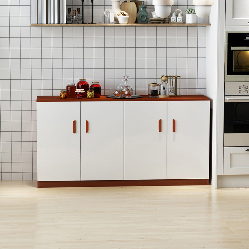 Abbandiera contemporanea mobile ingegnerizzato in legno per scaffalature regolabili