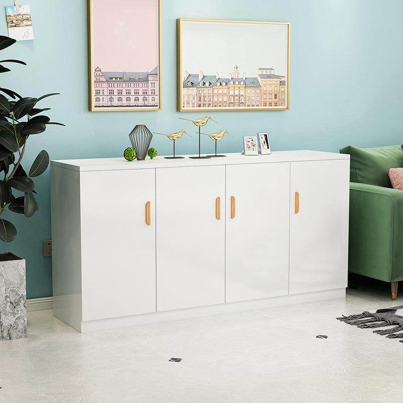 Abbandiera contemporanea mobile ingegnerizzato in legno per scaffalature regolabili