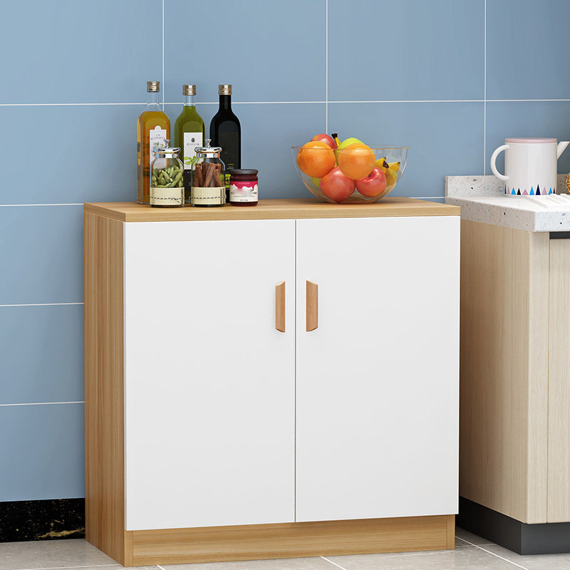 Abbandiera contemporanea mobile ingegnerizzato in legno per scaffalature regolabili