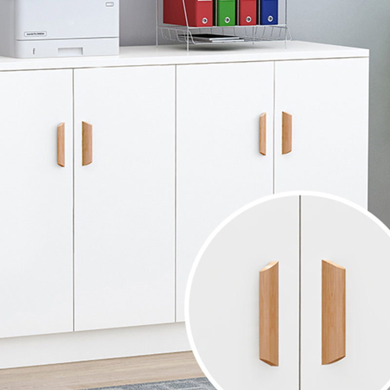 Abbandiera contemporanea mobile ingegnerizzato in legno per scaffalature regolabili