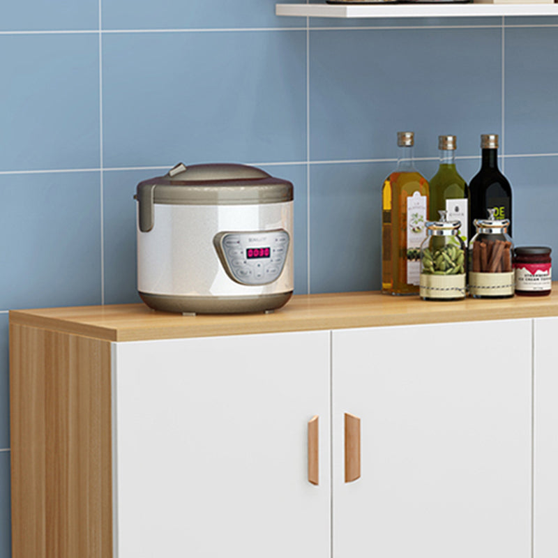 Abbandiera contemporanea mobile ingegnerizzato in legno per scaffalature regolabili