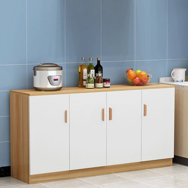 Abbandiera contemporanea mobile ingegnerizzato in legno per scaffalature regolabili