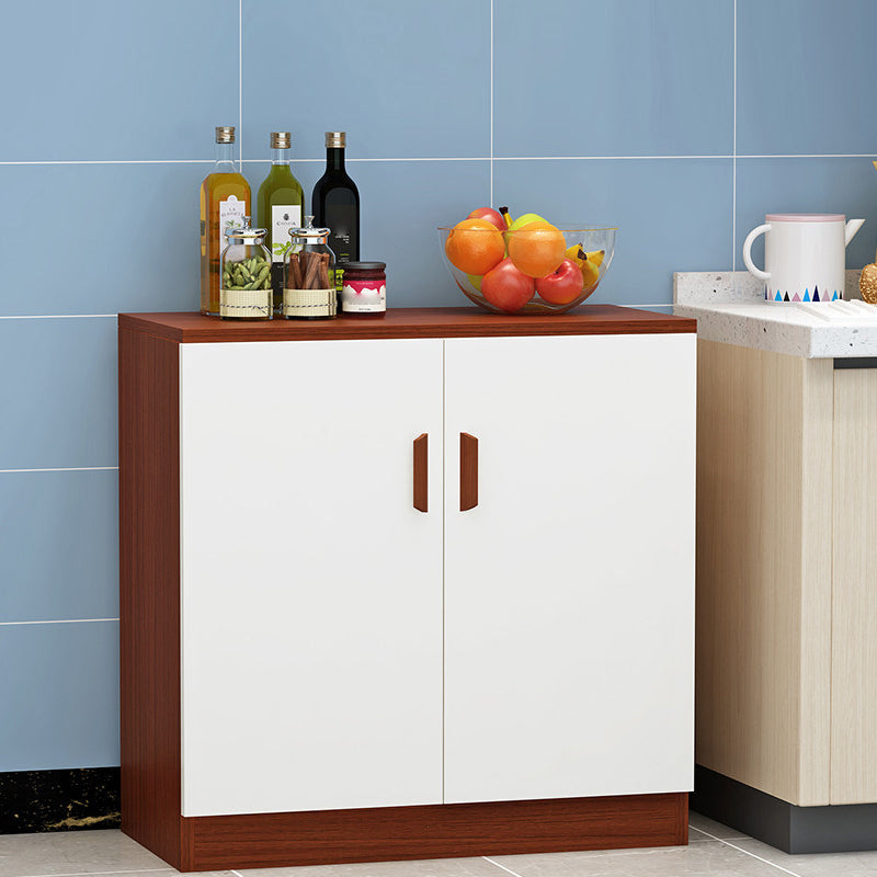 Abbandiera contemporanea mobile ingegnerizzato in legno per scaffalature regolabili