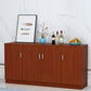 Der zeitgenössische Stil Sideboard Brown Engineered Wood Server mit einstellbaren Regalen