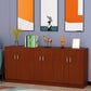 Der zeitgenössische Stil Sideboard Brown Engineered Wood Server mit einstellbaren Regalen