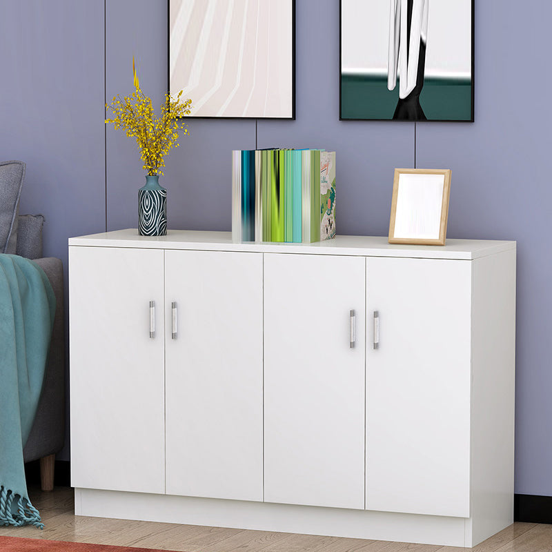 Der zeitgenössische Stil Sideboard Brown Engineered Wood Server mit einstellbaren Regalen