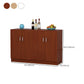 Der zeitgenössische Stil Sideboard Brown Engineered Wood Server mit einstellbaren Regalen