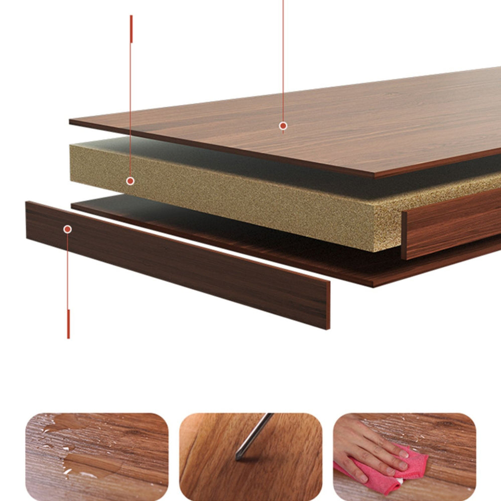 Server da pranzo in stile moderno ingegnerizzato in legno con cassetti